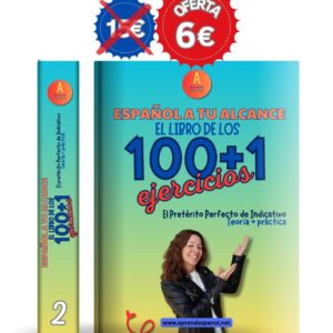 Compra ya el Libro PDF - 100+1 Ejercicios Pretérito Perfecto de Indicativo