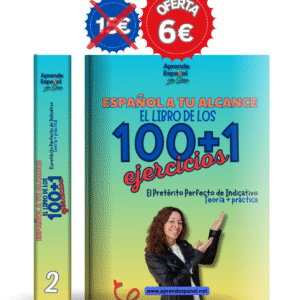 Compra ya el Libro PDF - 100+1 Ejercicios Pretérito Perfecto de Indicativo