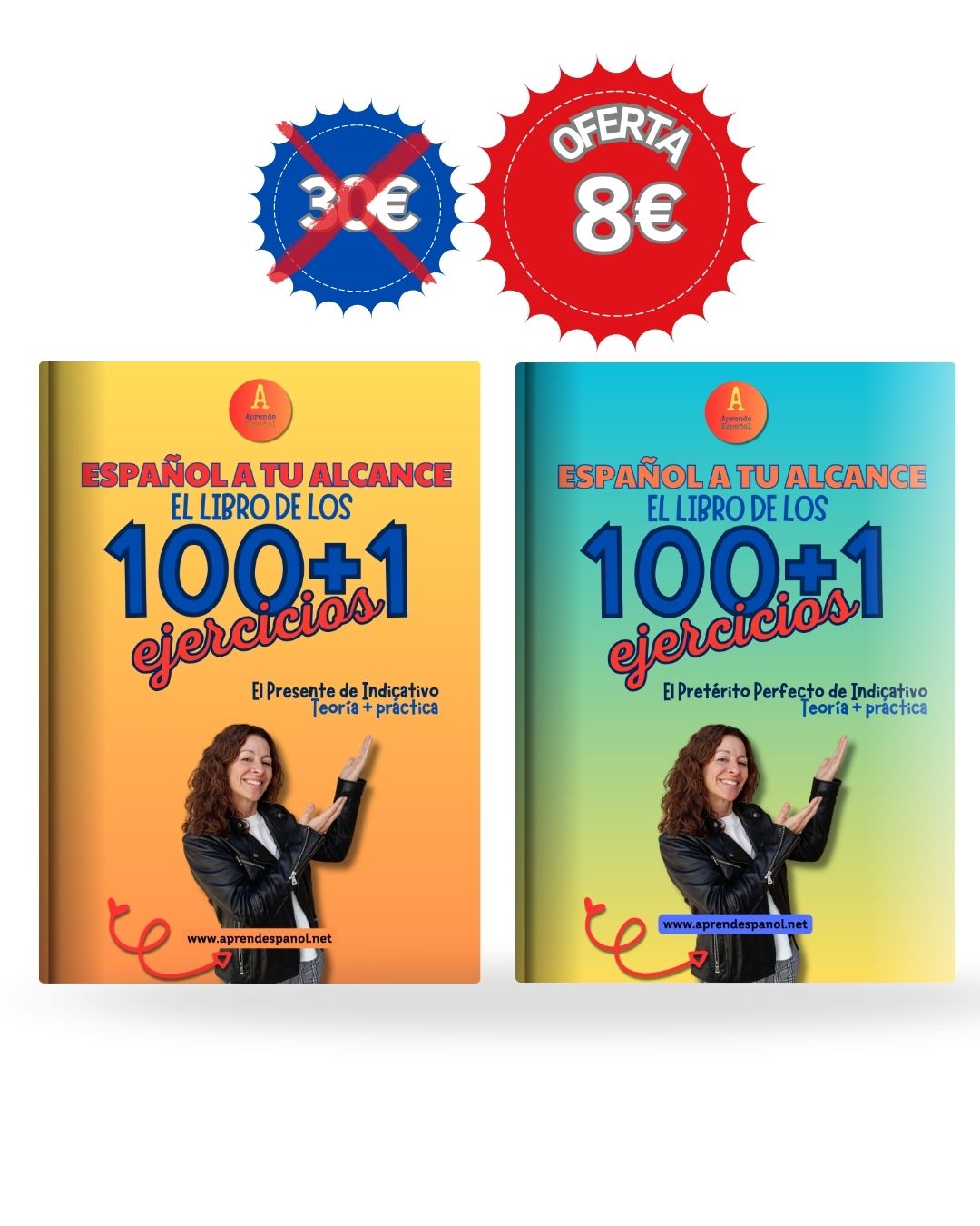 Pack 2 Libros - Presente de Indicativo+Pretérito Perfecto 1 Pack 2 Libros - Presente de Indicativo+Pretérito Perfecto