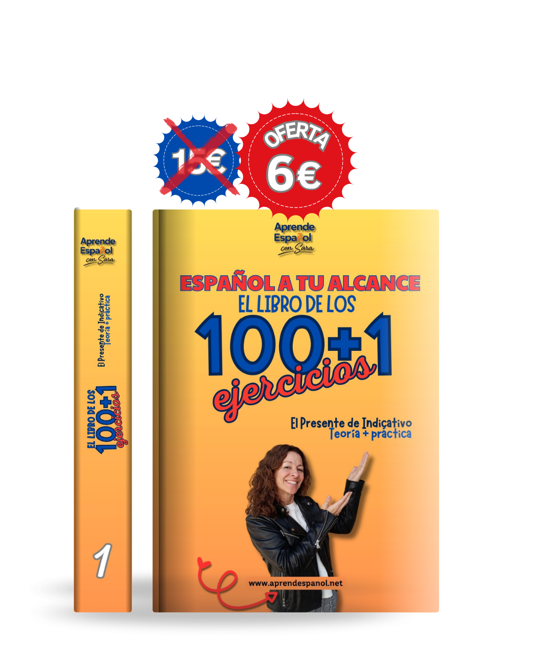 Presente de indicativo — 100+1 ejercicios en PDF con soluciones (DELE)